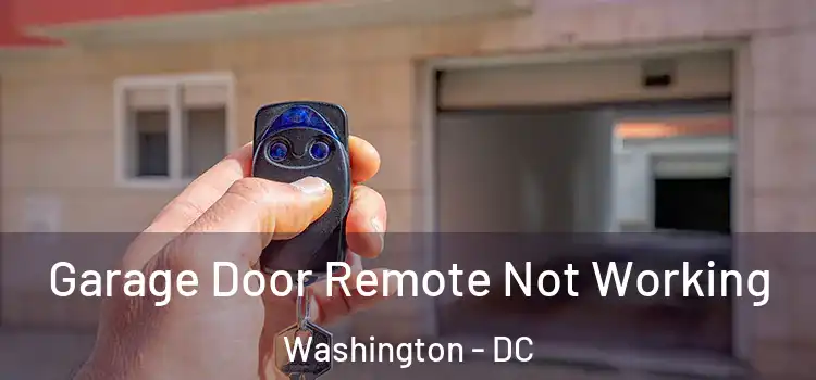  Garage Door Remote Not Working Washington - DC